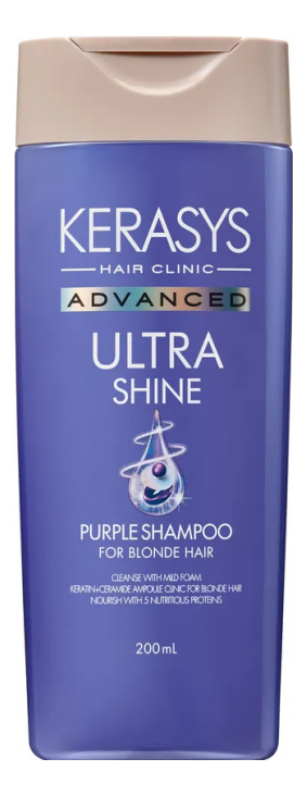 шампунь для волос идеальный блонд advanced ultra shine purple shampoo 200мл
