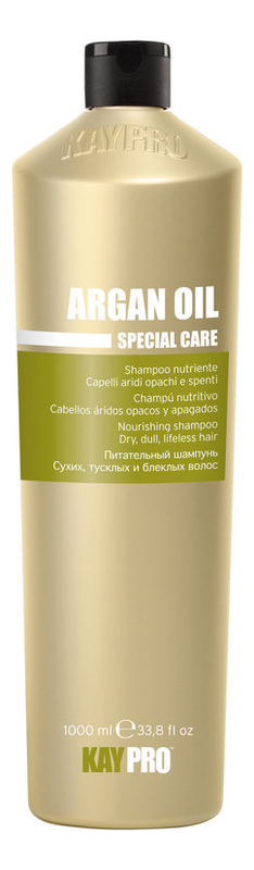 питательный шампунь для волос с аргановым маслом special care argan oil: шампунь 1000мл