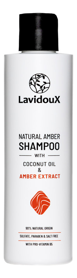 шампунь для волос с экстрактом натурального янтаря natural amber shampoo 250мл