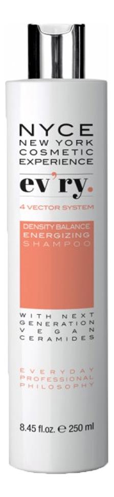 восстанавливающий шампунь для тонких волос density balance energizing shampoo 250мл