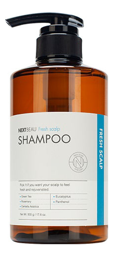 освежающий шампунь для жирных волос fresh scalp shampoo 500г