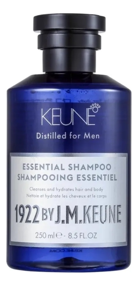 универсальный шампунь для волос и тела 1922 by j.m.keune essential shampoo: шампунь 250мл