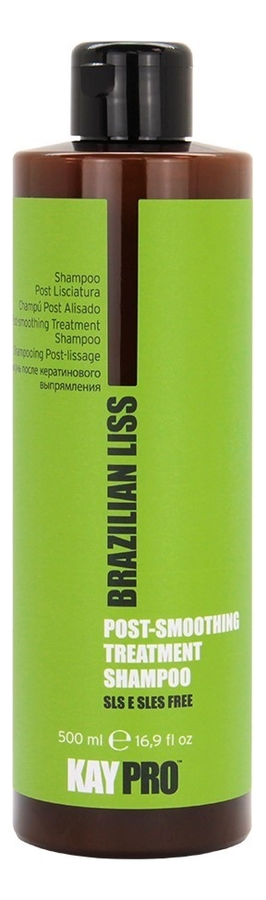 шампунь для волос brazilian liss post smoothing tratment shampoo: шампунь 500мл