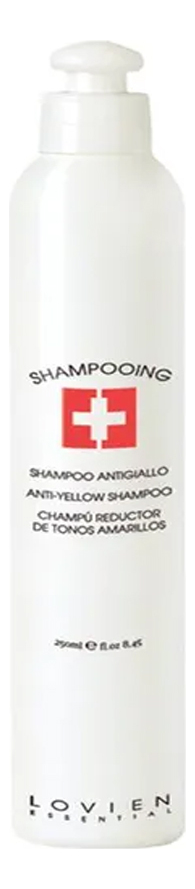 шампунь для волос против желтизны anti-yellow shampoo 250мл