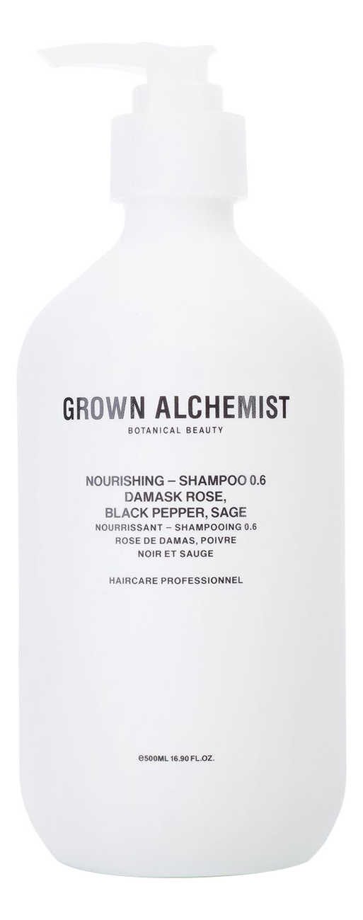 питательный шампунь для волос nourishing-shampoo 0.6: шампунь 500мл