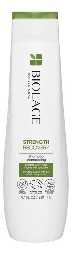 шампунь для восстановления и укрепления поврежденных волос biolage strength recovery shampoo: шампунь 250мл