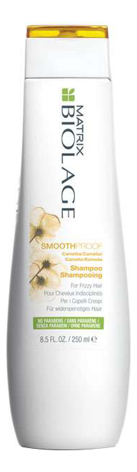 шампунь для непослушных и вьющихся волос с экстрактом камелии biolage smoothproof shampoo: шампунь 250мл