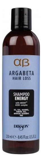 шампунь против выпадения волос argabeta hair loss shampoo energy: шампунь 250мл