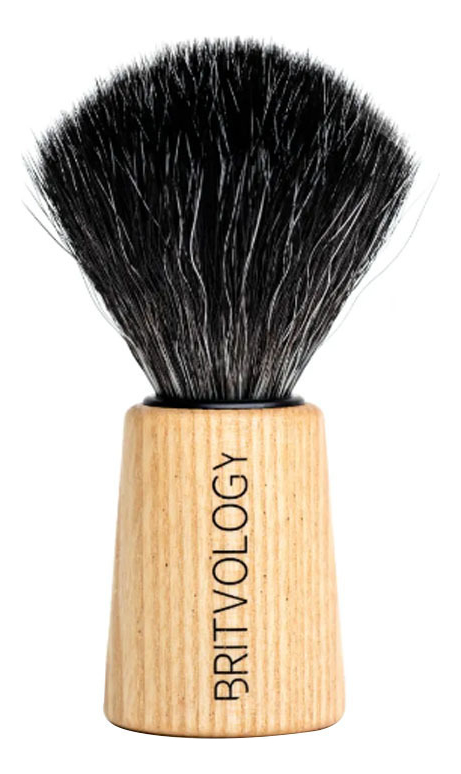 помазок для бритья shaving brush (черная фибра