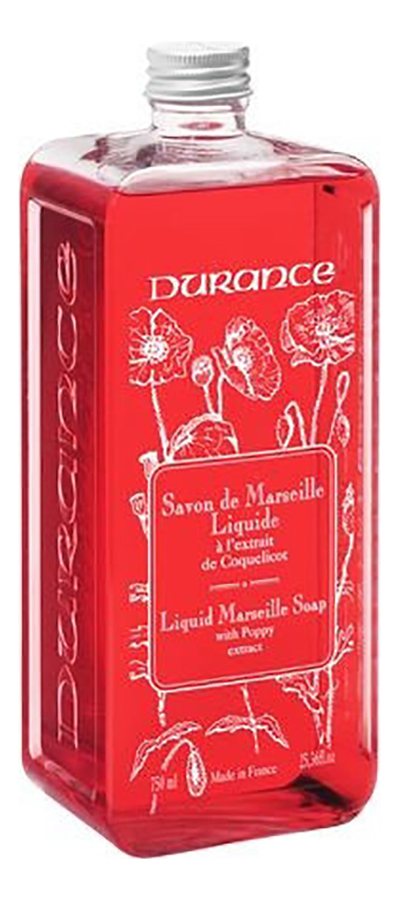 жидкое мыло liquid marseille soap (мак): мыло 750мл