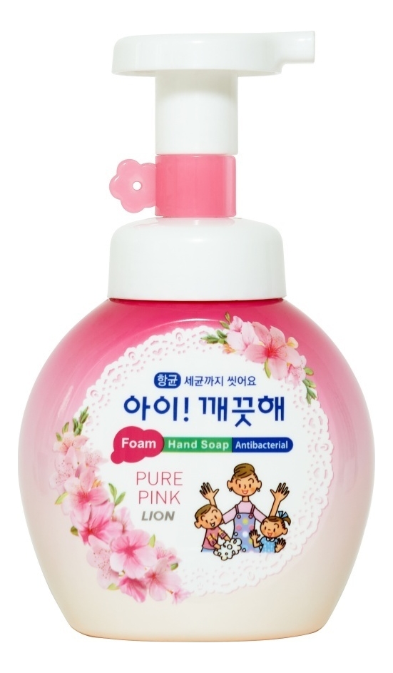 пенное мыло для рук foam hand soap pure pink (цветочный букет): мыло 250мл