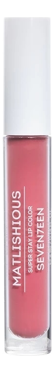 жидкая помада-блеск для губ matlishious super stay lip color 4мл: no 32