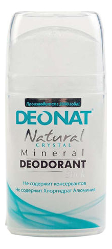 дезодорант-кристалл natural crystal mineral deodorant stick: дезодорант 100г (овальный)