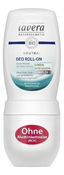 гипоаллергенный шариковый дезодорант deo roll-on neutral 50мл