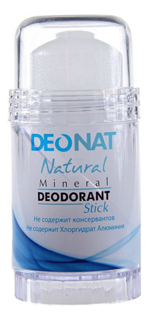 дезодорант-кристалл natural mineral deodorant stick: дезодорант 100г (овальный)