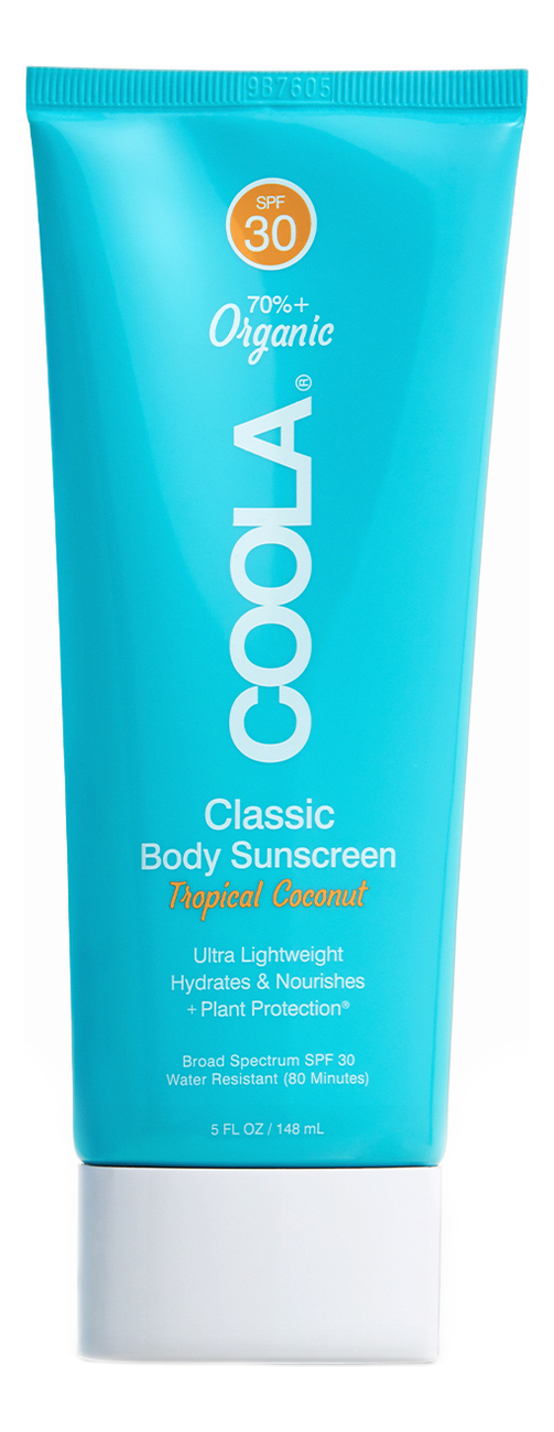 солнцезащитный крем для тела classic body sunscreen tropical coconut spf30 148мл