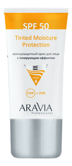 солнцезащитный крем для лица с тонирующим эффектом tinted moisture protection spf50 50мл