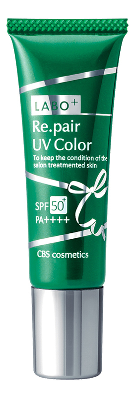 восстанавливающий солнцезащитный крем для лица labo+ re.pair uv color spf50+ pa++++ 30г