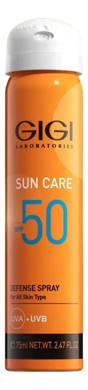 солнцезащитный спрей для лица sun care defense spray spf50 75мл