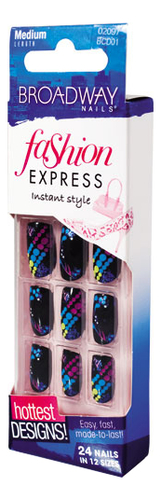 накладные ногти broadway fashion express nails bcd01 24шт (без клея