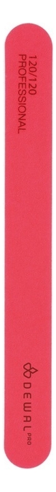 пилка для искусственных ногтей neon 18см: розовая 18см