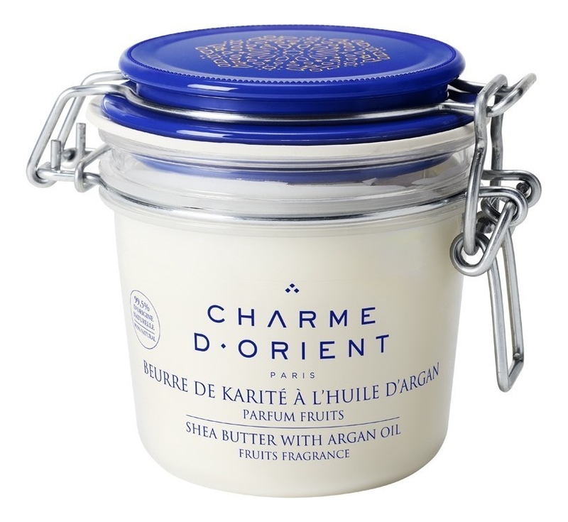 масло для тела с фруктовым ароматом beurre de karite a l’huile d’argan parfum fruits 200мл: масло 200г