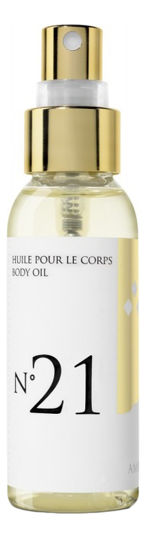 массажное масло для тела с янтарным ароматом huile de massage parfum ambre: масло 50мл