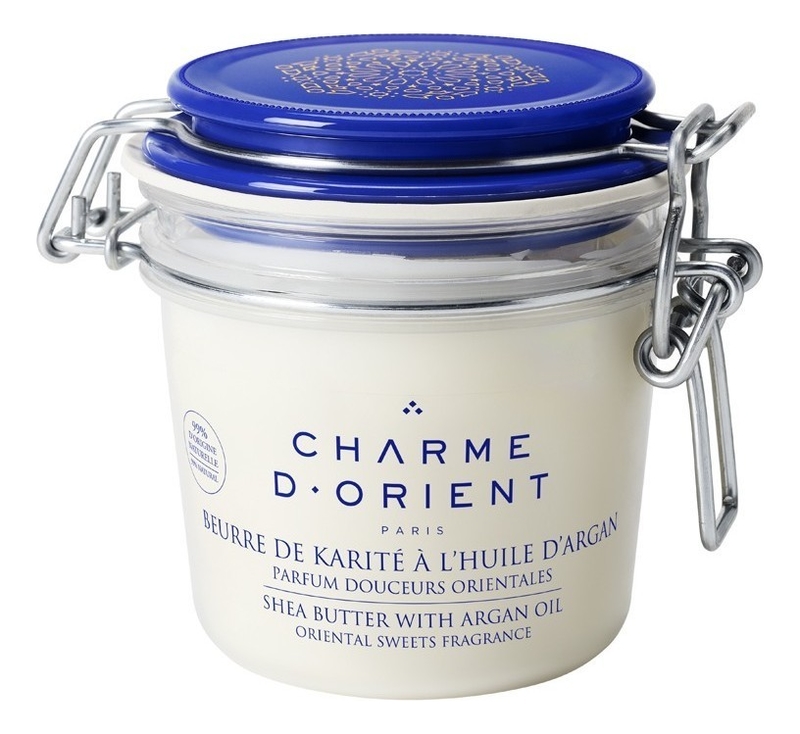 масло для тела с ароматом восточные сладости beurre de karite a l’huile d’argan parfum douceurs orientales 200мл: масло 200г
