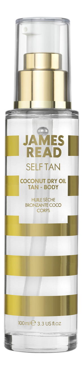 сухое кокосовое масло для тела с эффектом загара self tan coconut dry oil tan-body 100мл