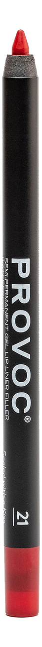 полуперманентный гелевый карандаш для губ gel lip liner filler 1