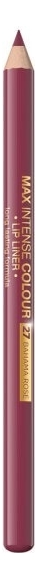 контурный карандаш для губ max intense colour lip liner 5г: 27 bahama rose