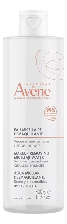 средство для очищения и снятия макияжа sensibles eau micellaire demaquillante: средство 400мл
