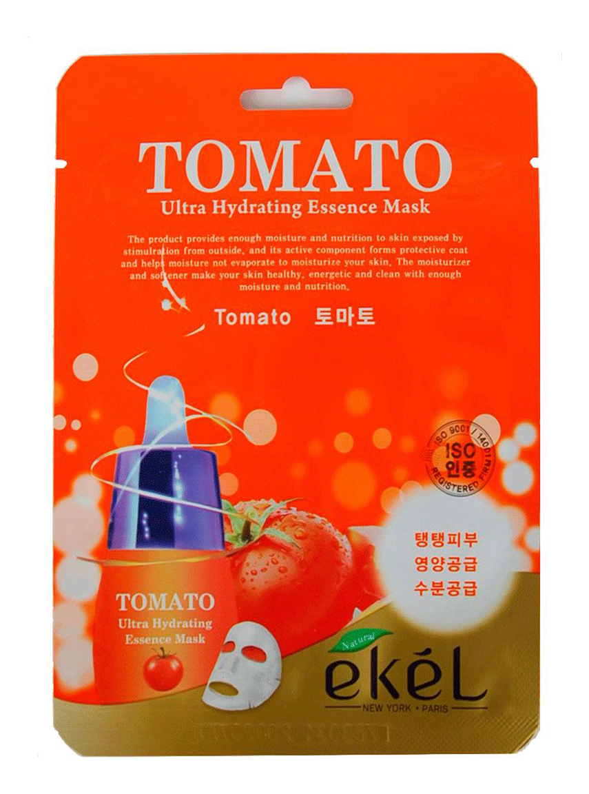 тканевая маска для лица с экстрактом томата tomato ultra hydrating essence mask 25г