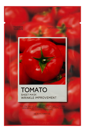 тканевая маска для лица с экстрактом томата tomato sheet mask 25мл