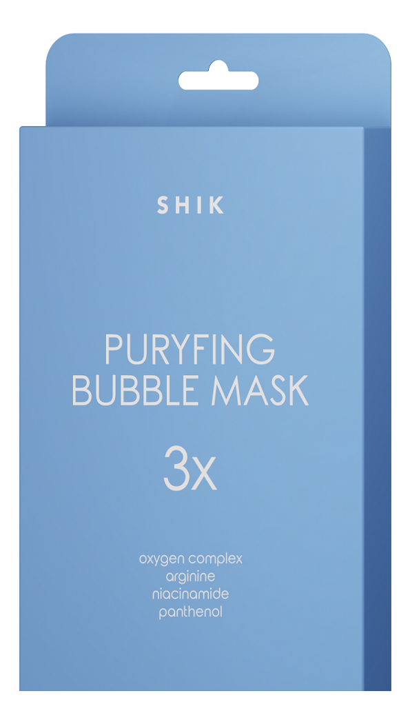 тканевая маска-пена для лица purifying bubble mask: маска 3шт