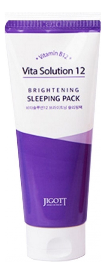 маска для лица vita solution 12 brightening sleeping pack 180мл