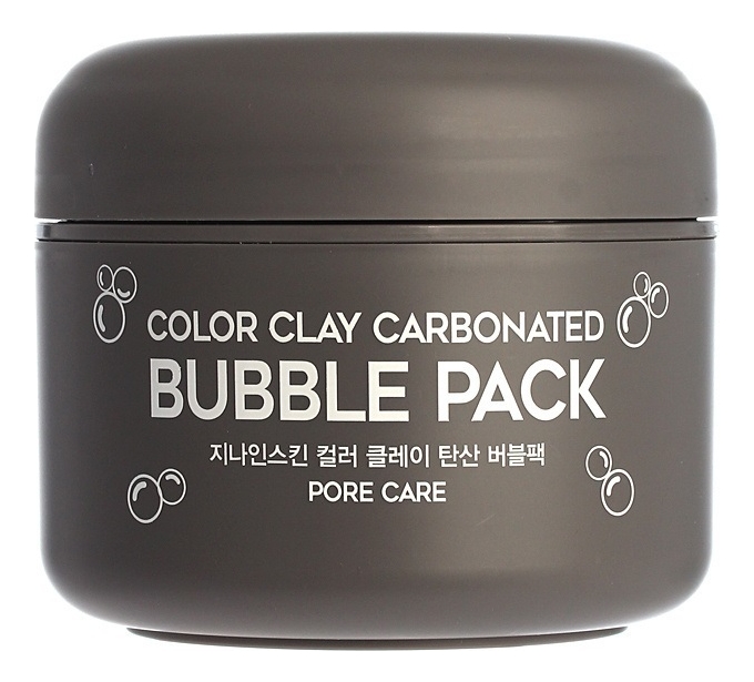 глиняная маска для лица color clay carbonated bubble pack 100мл