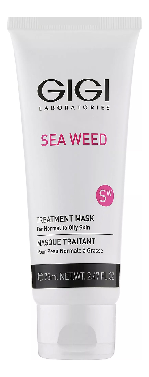 лечебная маска для лица sea weed treatment mask for normal to oily skin 75мл: маска 75мл