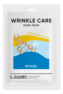 маска для лица retinol wrinkle care mask sheet: маска 1шт