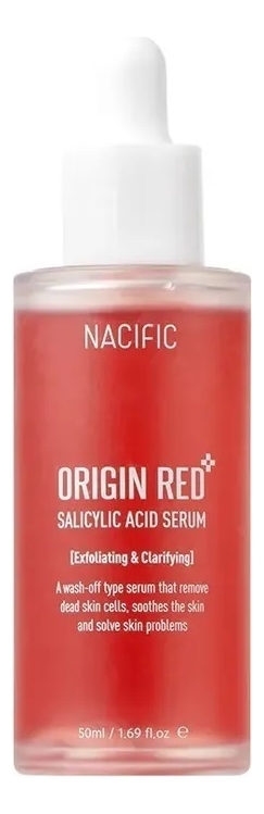 отшелушивающая сыворотка для лица с салициловой кислотой origin red salicylic acid serum 50мл