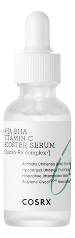 сыворотка для лица с витамином с refresh aha bha vitamin c booster serum 30мл