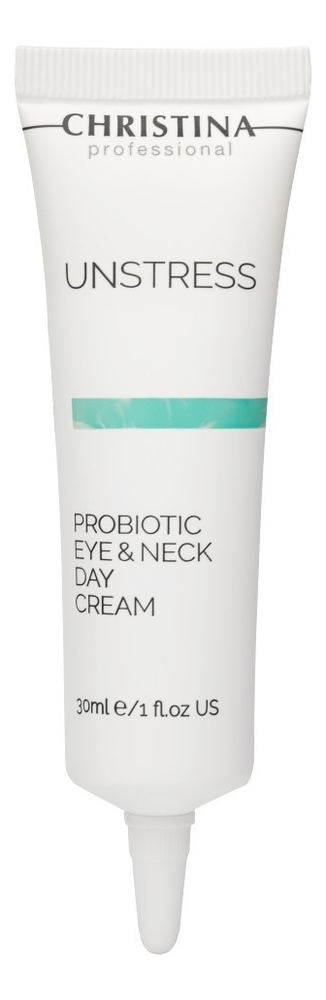 дневной крем для кожи вокруг глаз и шеи unstress probiotic day cream for eye & neck spf8 30мл: крем 30мл