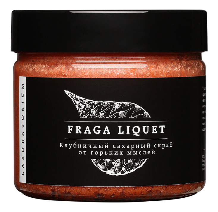сахарный скраб для лица клубника fraga liquet: скраб 300мл