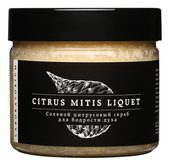 соляной скраб для лица цитрус citrus mitis liquet: скраб 150мл