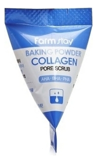 скраб для лица baking powder collagen pore scrub: скраб 7г