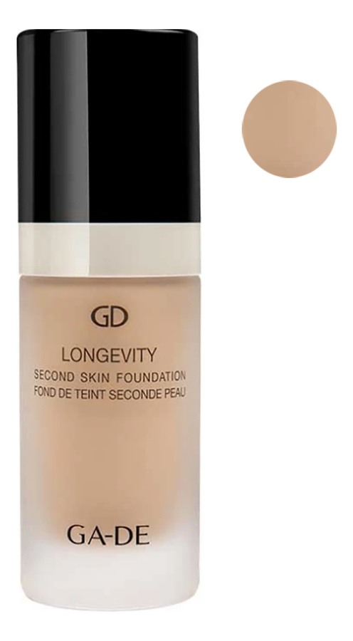 тональная основа longevity second skin foundation 30мл: 115 nude beige