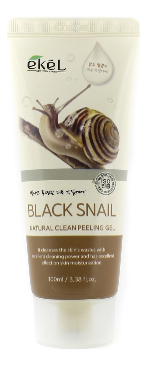 пилинг-скатка для лица с муцином черной улитки black snail natural clean peeling gel 100мл: пилинг-скатка 100мл