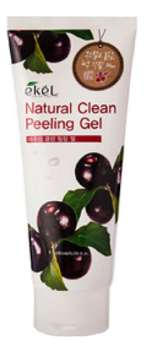 пилинг-скатка для лица с экстрактом ягод асаи acai berry natural clean peeling gel 180мл: пилинг-скатка 180мл