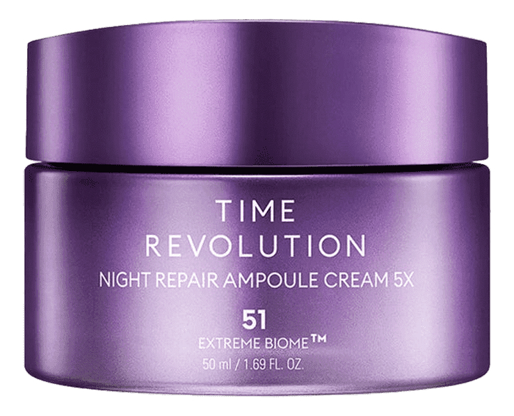 восстанавливающий ночной крем для лица time revolution night repair ampoule cream 5x: крем 50мл