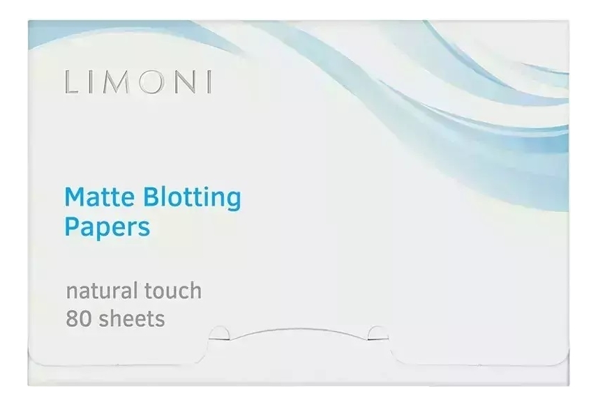 матирующие салфетки для лица matte blotting papers white 80шт: салфетки 80шт